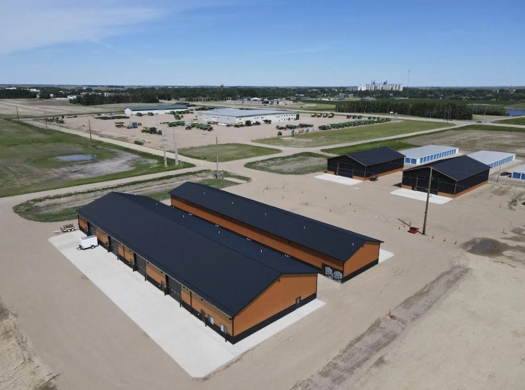 Aerial view of the Copper Creek site with Unit C5